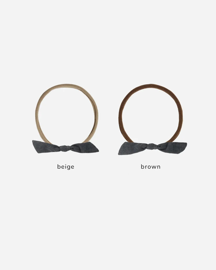 Quincy Mae Little Knot Headband || Midnight