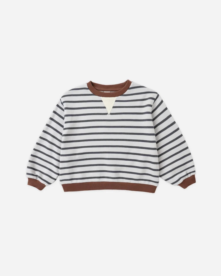 Rylee + Cru Legend Sweatshirt || Midnight Stripe