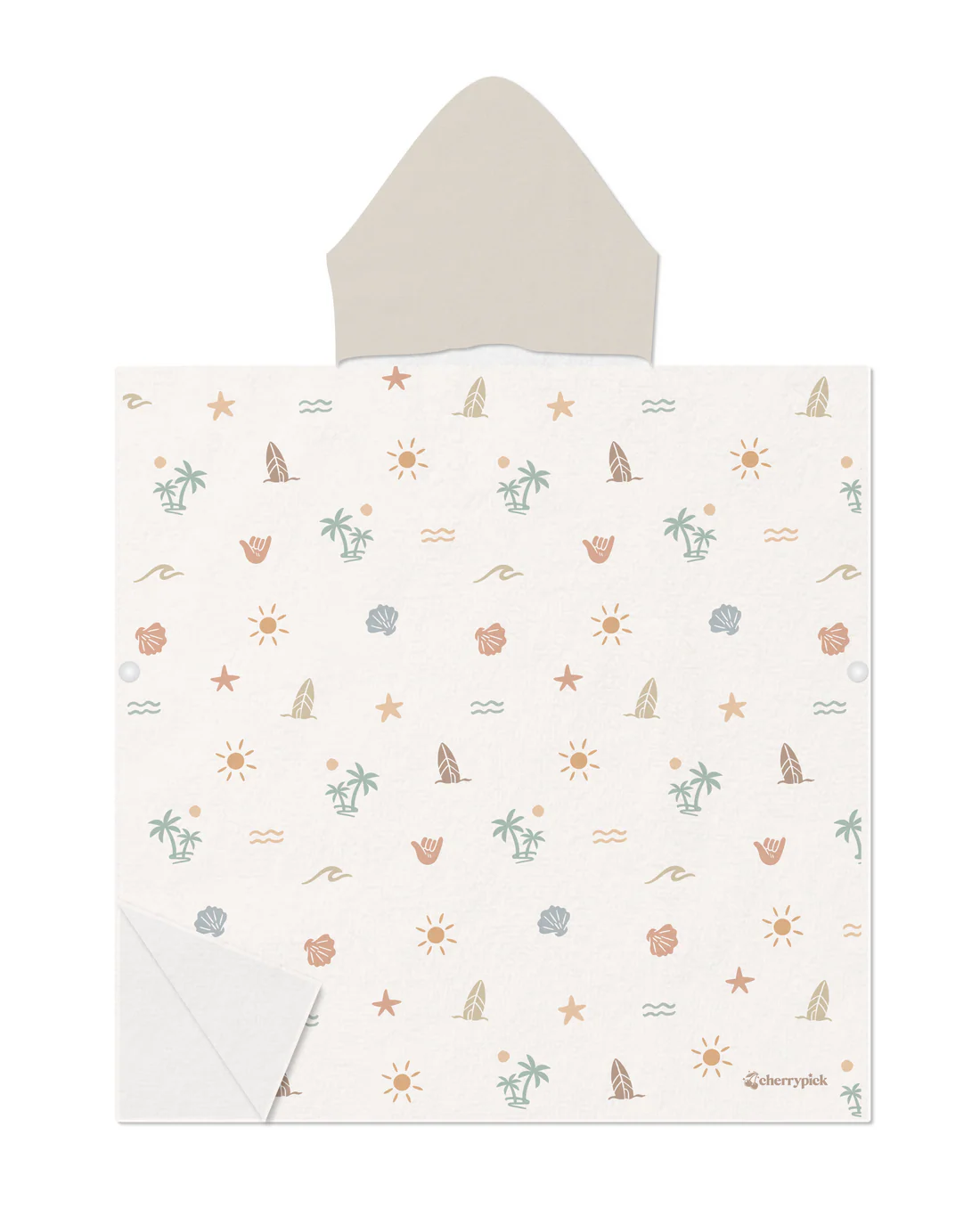Cherry Pick Kids Hooded Beach Poncho || Surf Paradise