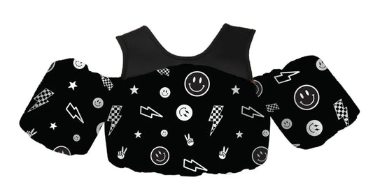 Cherry Pick Little Swimmer Floatie || Monochrome Smiley