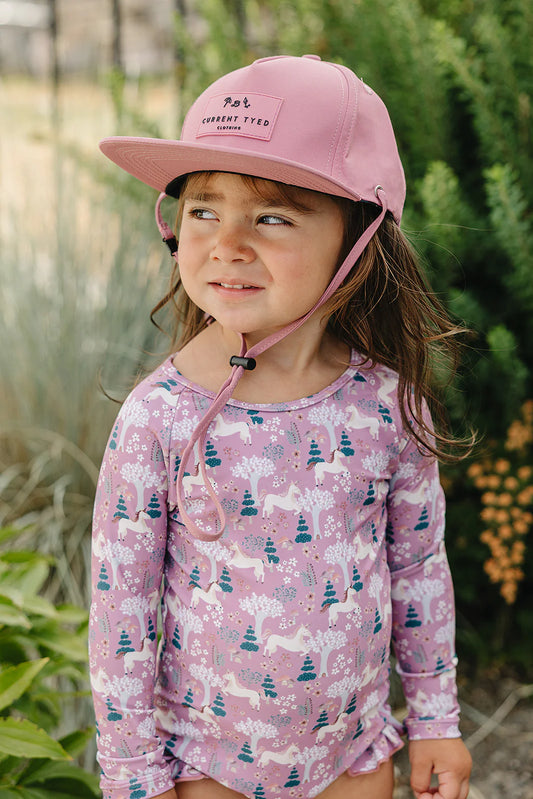 Current Tyed Classic Waterproof Snapback Hat || Berry