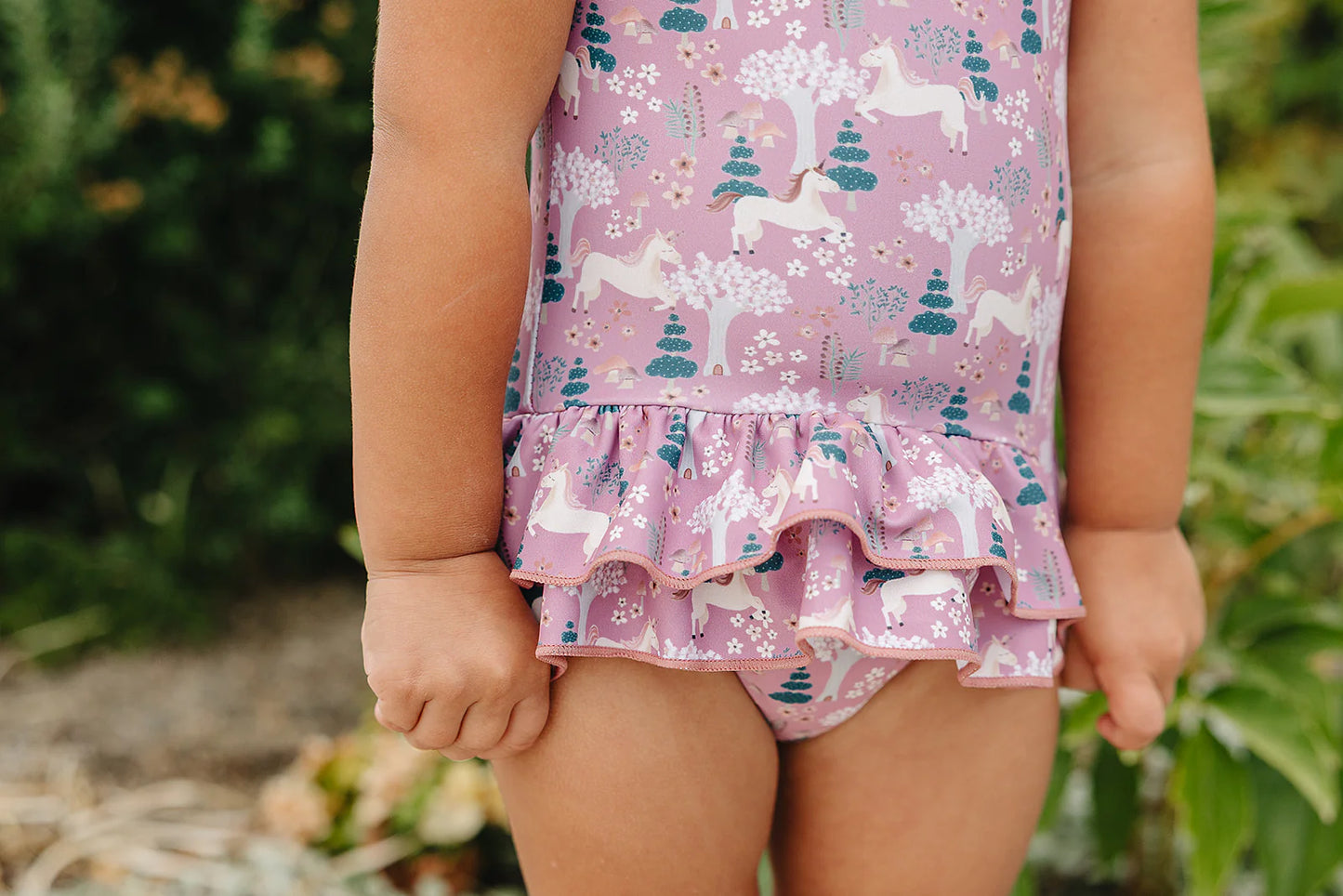 Current Tyed Girls 2 Piece Twirl Rashguard Set || The Kinsley