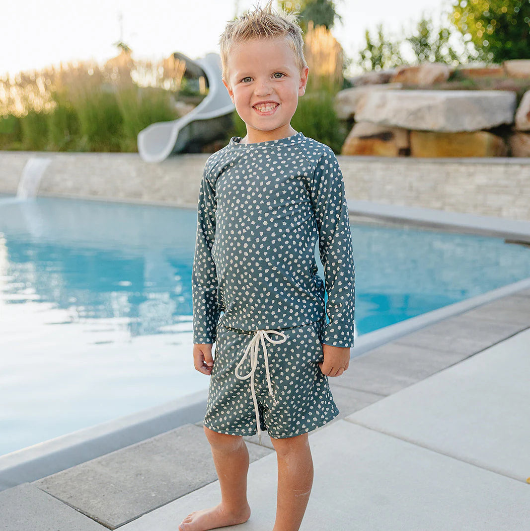 Current Tyed Swim Trunks || The August