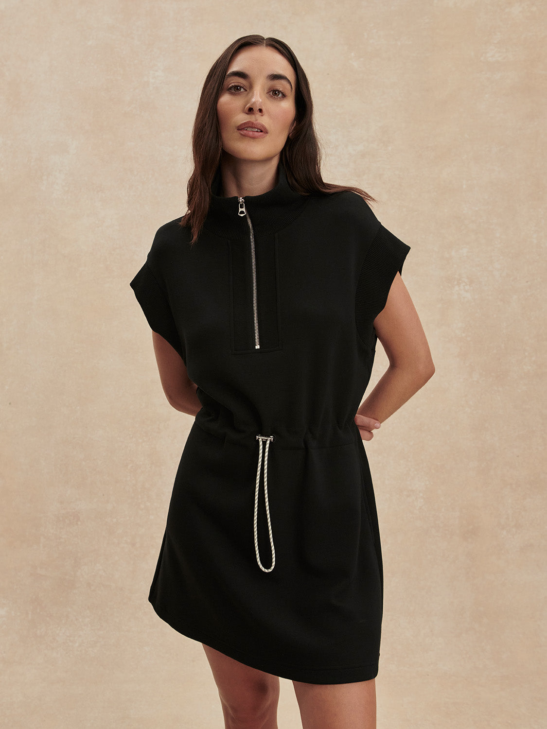 Varley Avaya Half Zip Dress