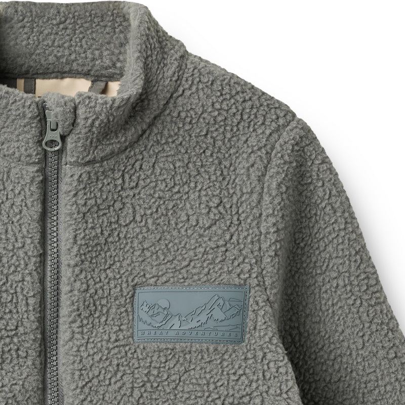 Wheat Kids Fleece Jacket Helge || Flint
