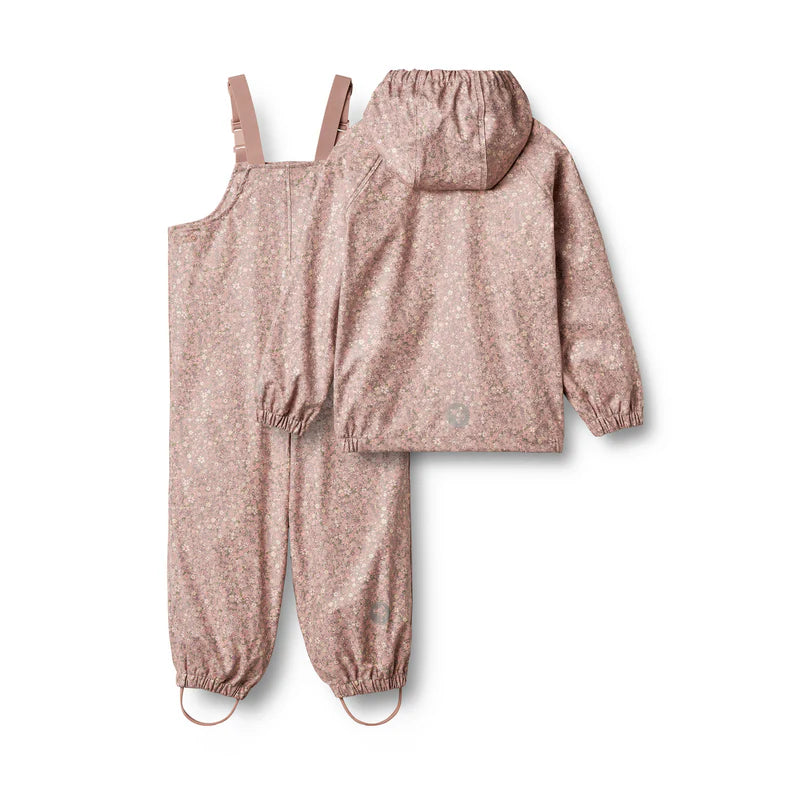 Wheat Kids Rainwear Charlie Set || Powder Flower Meadow