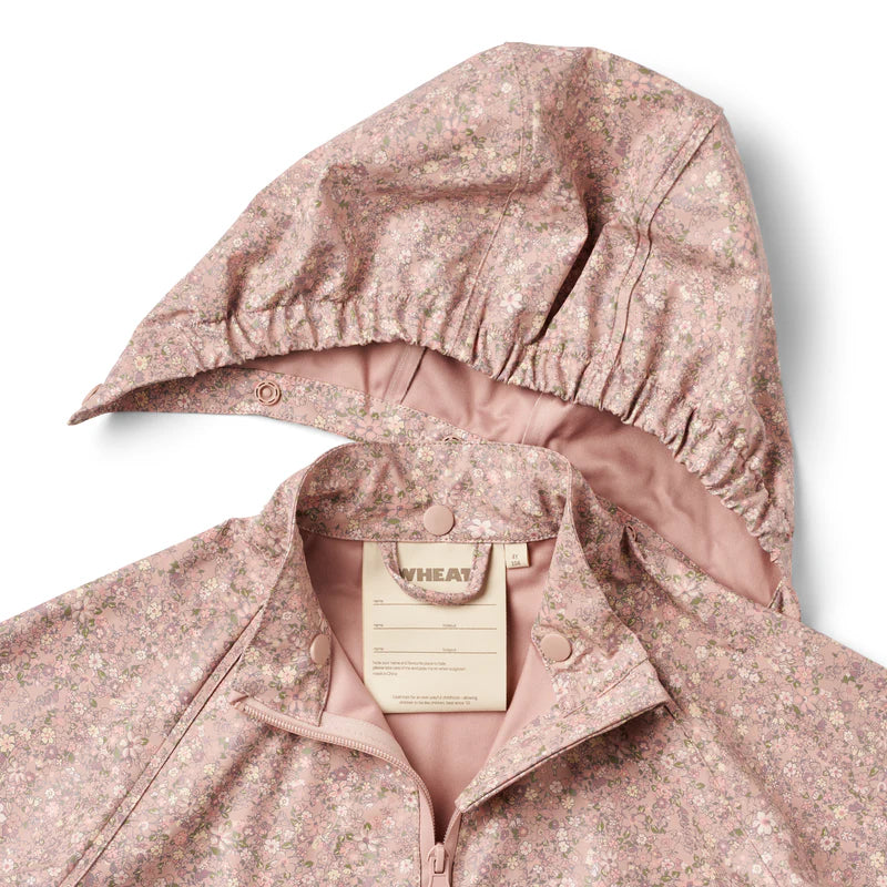 Wheat Kids Rainwear Charlie Set || Powder Flower Meadow