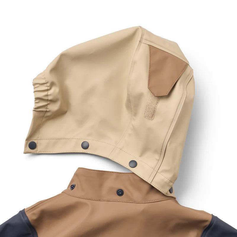 Wheat Kids Rainwear Otu Jacket || White Pepper