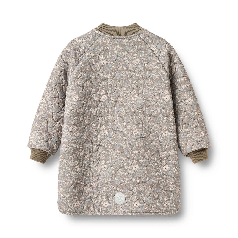 Wheat Kids Thermo Jacket Helga || Grey Stone Flowers