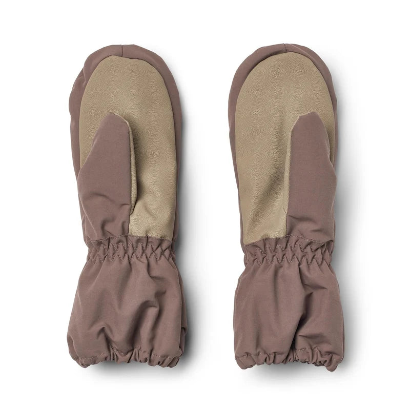 Wheat Kids Mittens Monta || Plum Truffle