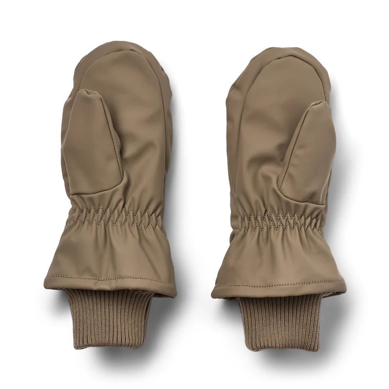 Wheat Kids Winter Mittens || Stormy Dry Wood