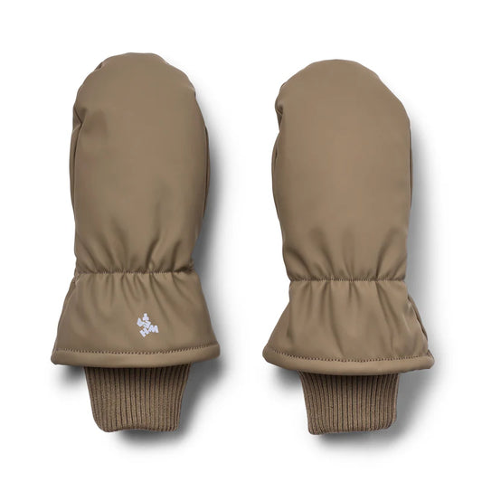 Wheat Kids Winter Mittens || Stormy Dry Wood