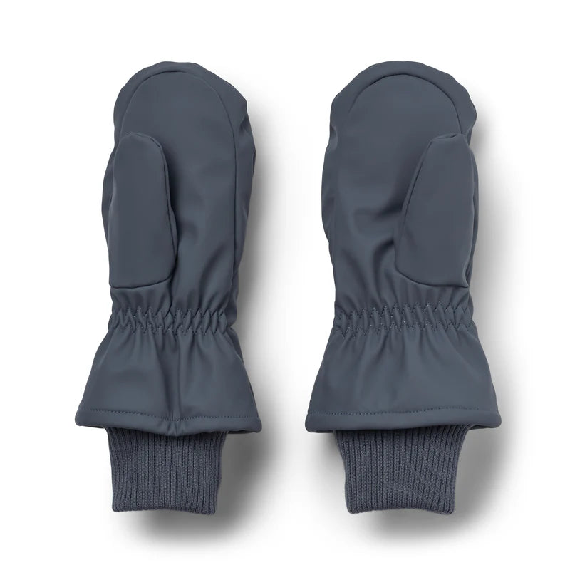 Wheat Kids Winter Mittens || Grey Blue