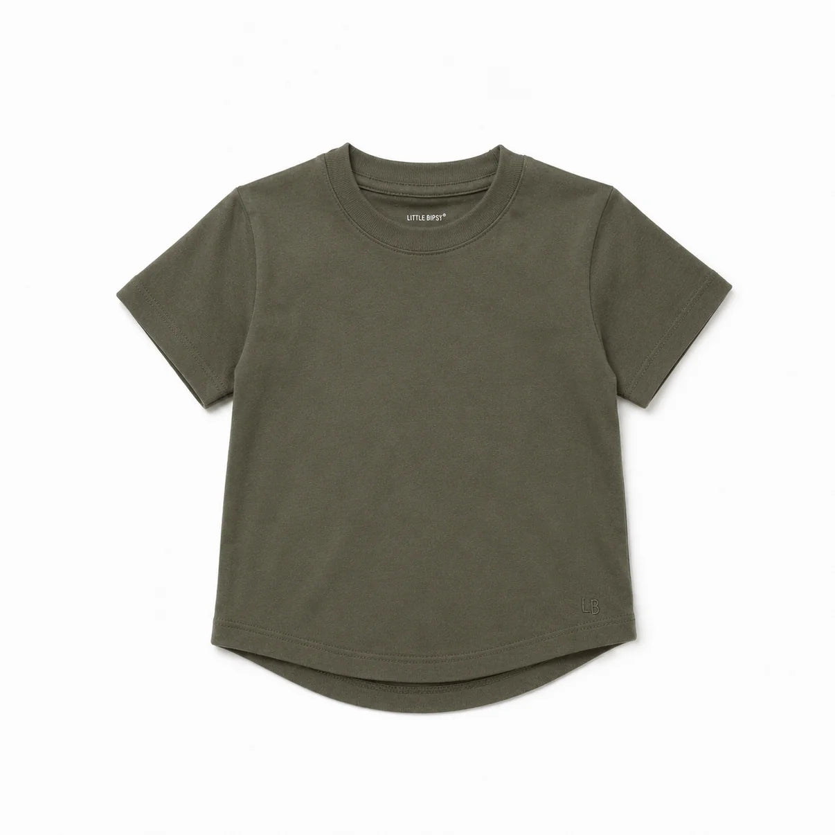 PRE-ORDER Little Bipsy Swoop Elevated Tee || Green