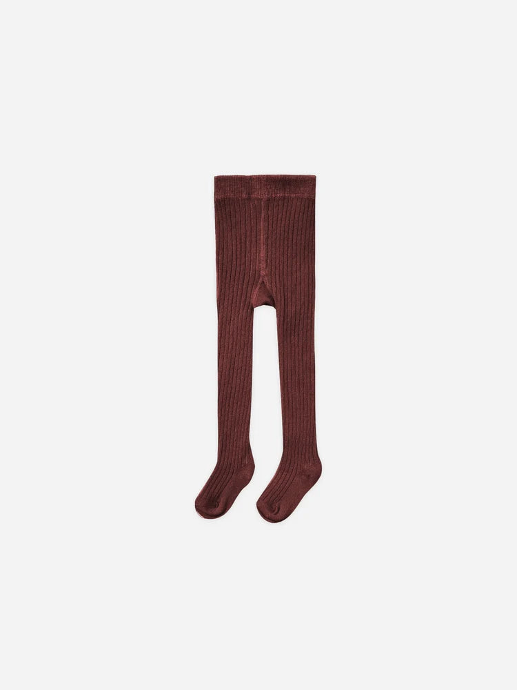 Quincy Mae Tights || Black Cherry
