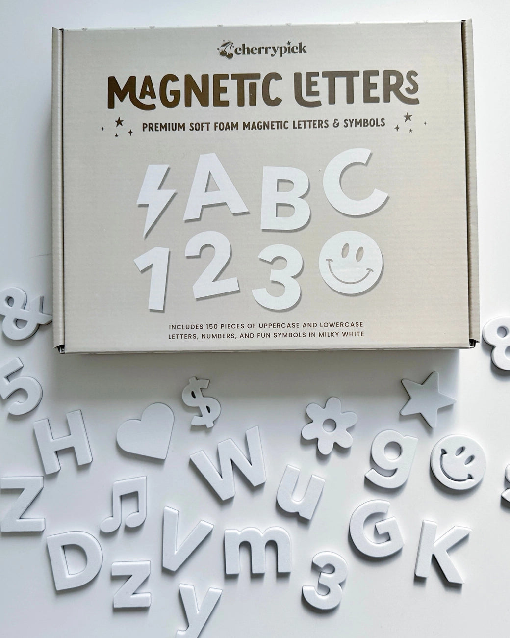 Cherry Pick Soft Foam Magnetic Letters + Symbols 150 pc set