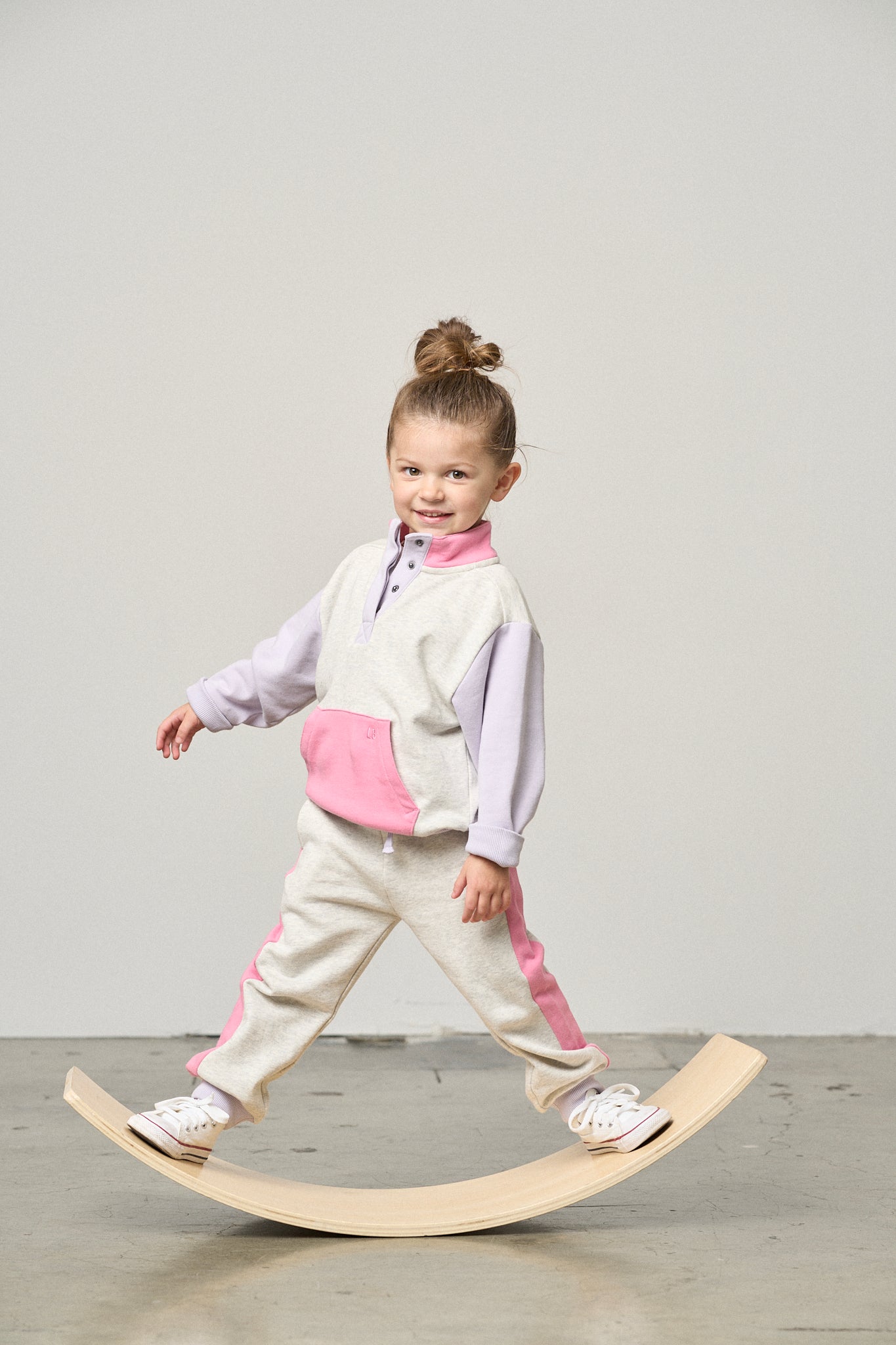 Little Bipsy Side Stripe Jogger || Rose