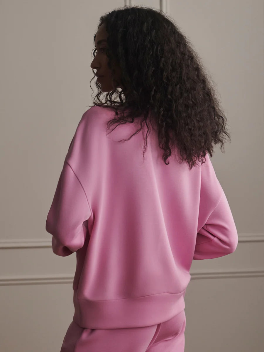 Varley Reena Button Front Sweat || Moonlight Mauve