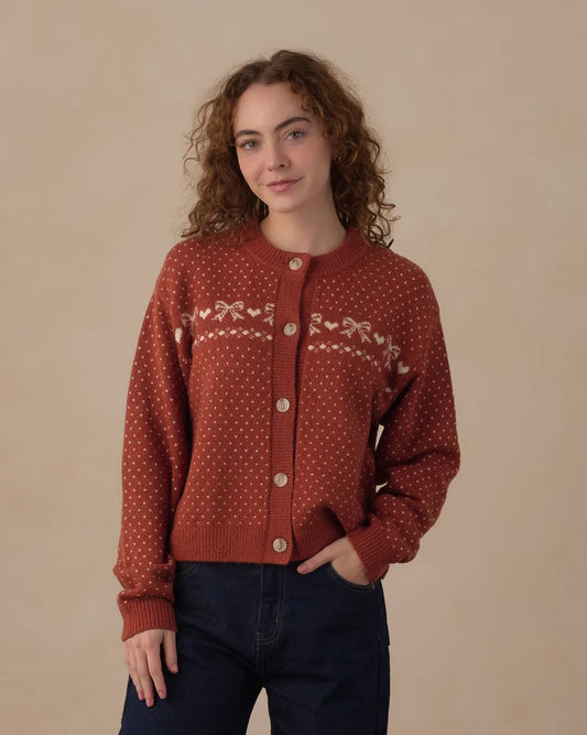 Rylee + Cru Women's Juniper Cardigan || Ruby
