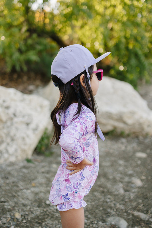 Current Tyed Classic Waterproof Snapback Hat || Purple