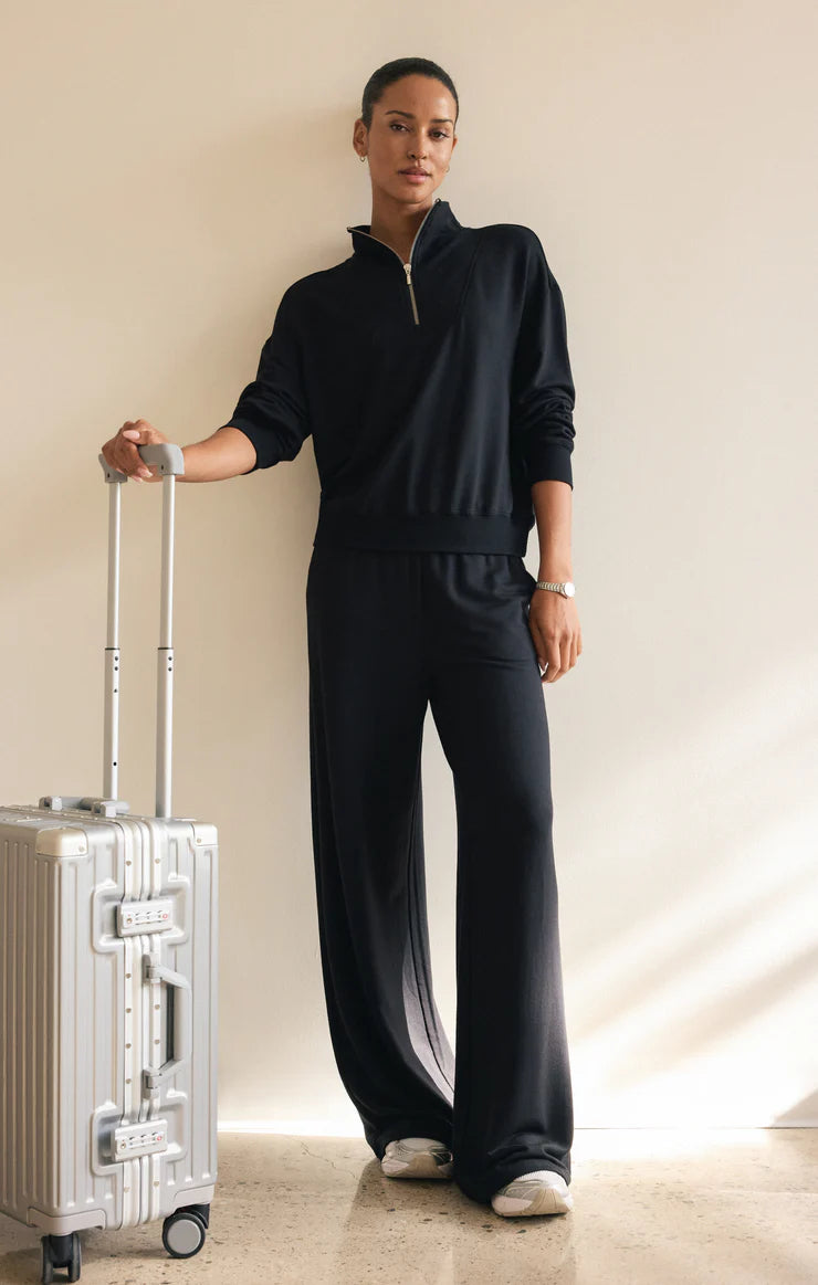 Z SUPPLY In Transit Modal Pants || Black