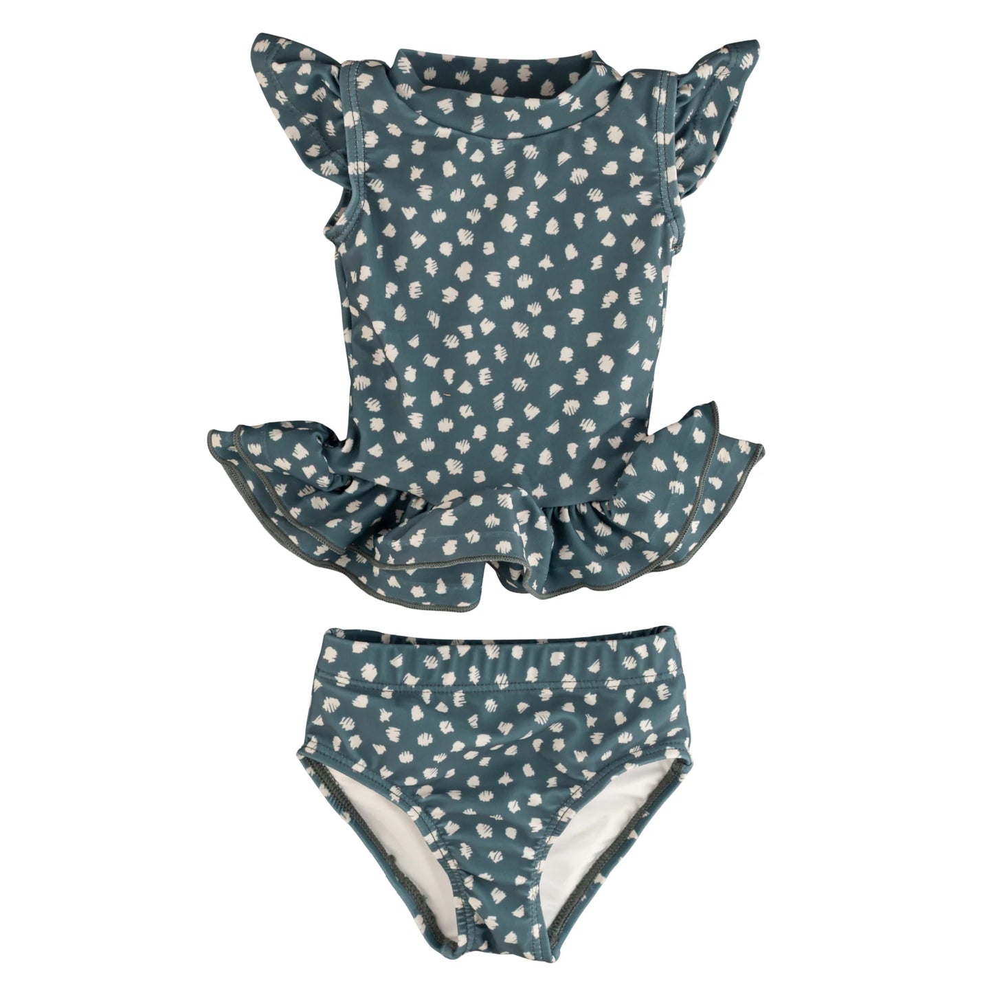 Current Tyed Girls 2 Piece Twirl Rashguard Set || The August