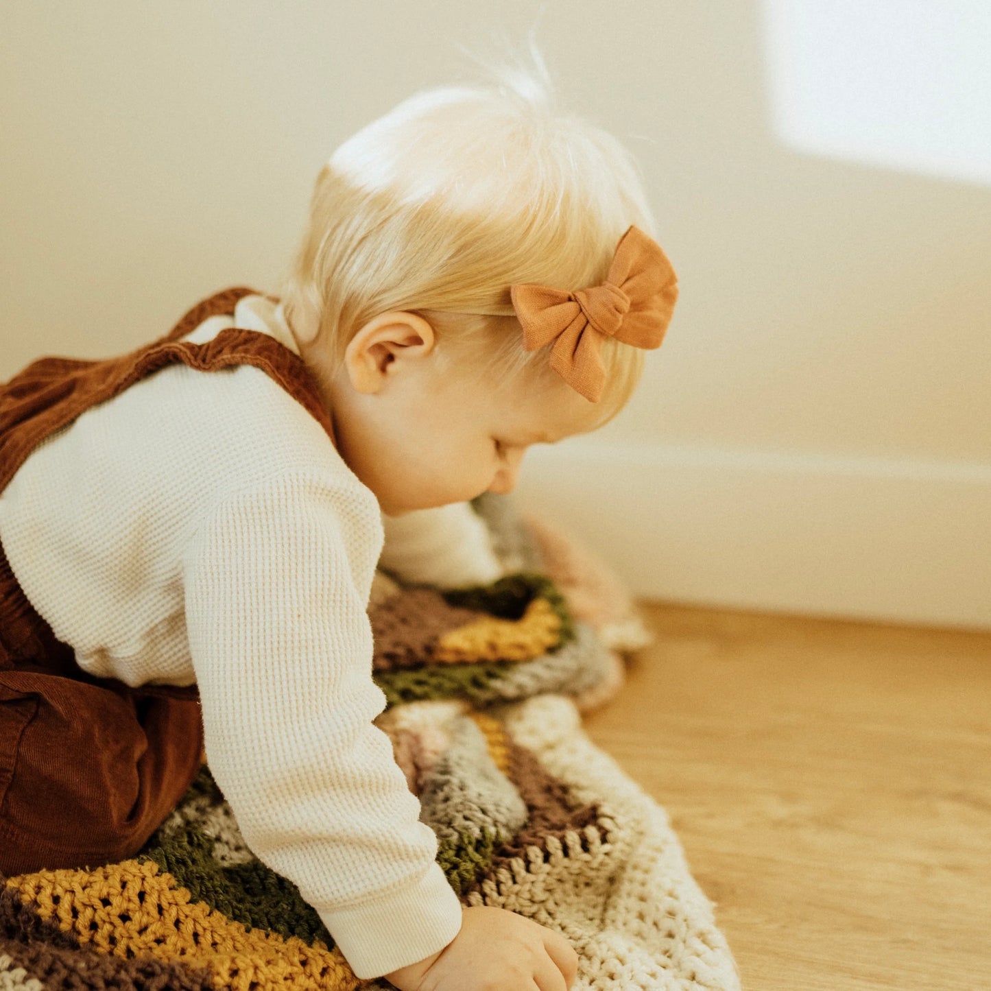 Little Luba Classic Linen Bows || 10 pack