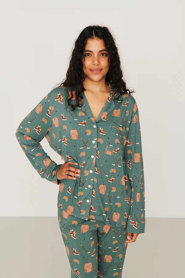 Bambi & Birdie Ladies Collared Set || Hockey