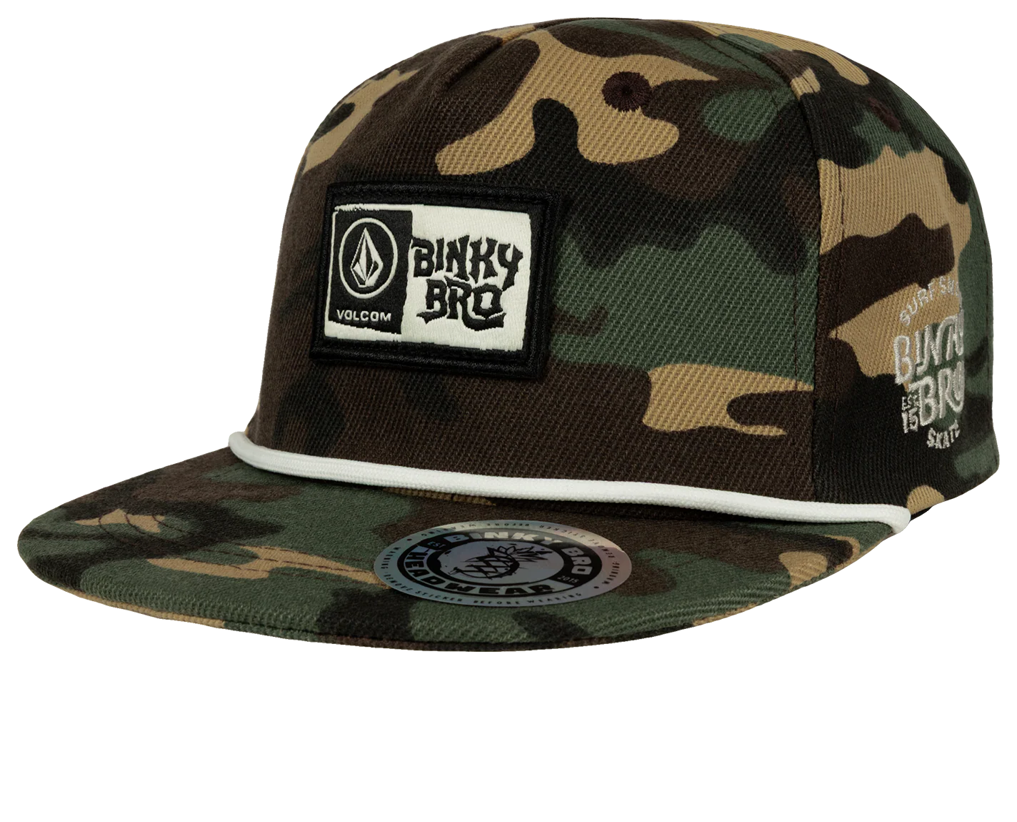 Binky Bro x Volcom Snapback || Woodland