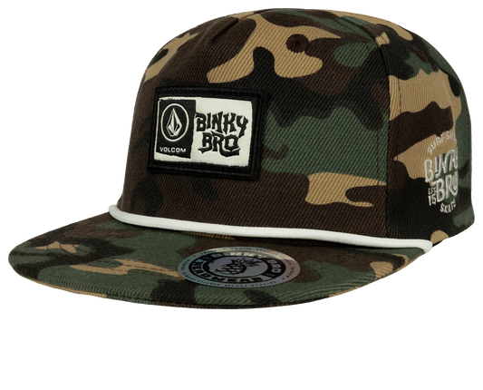 Binky Bro x Volcom Snapback || Woodland