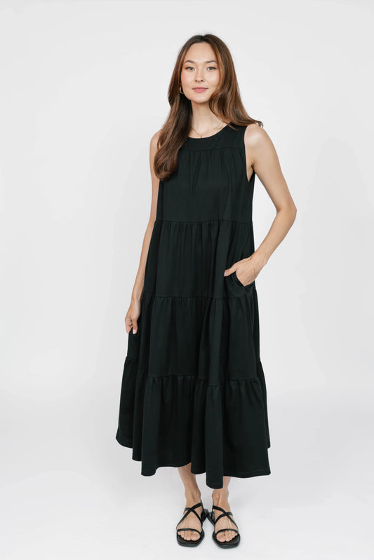 Smash + Tess Bria Maxi Dress || Midnight Black