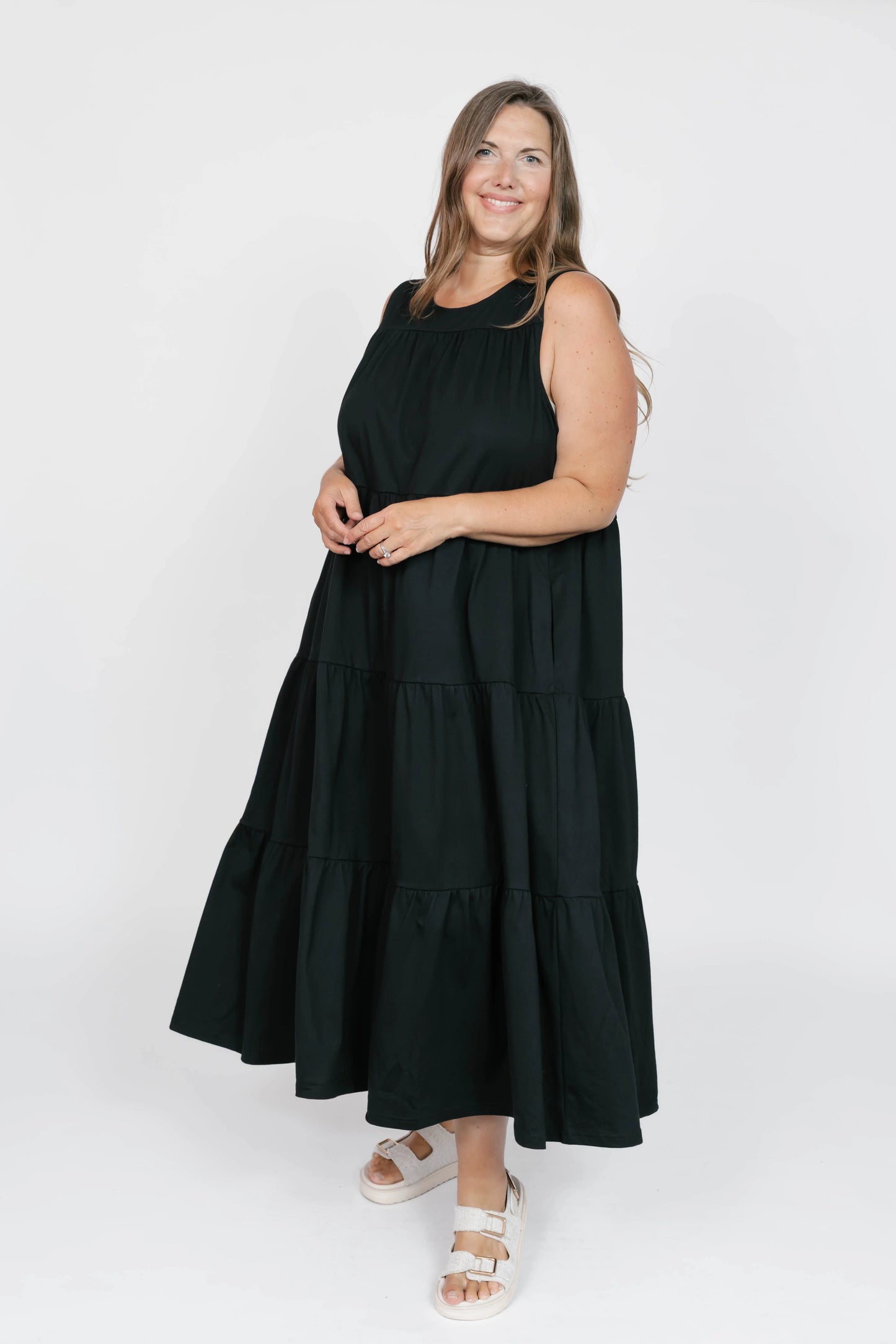 Smash + Tess Bria Maxi Dress || Midnight Black