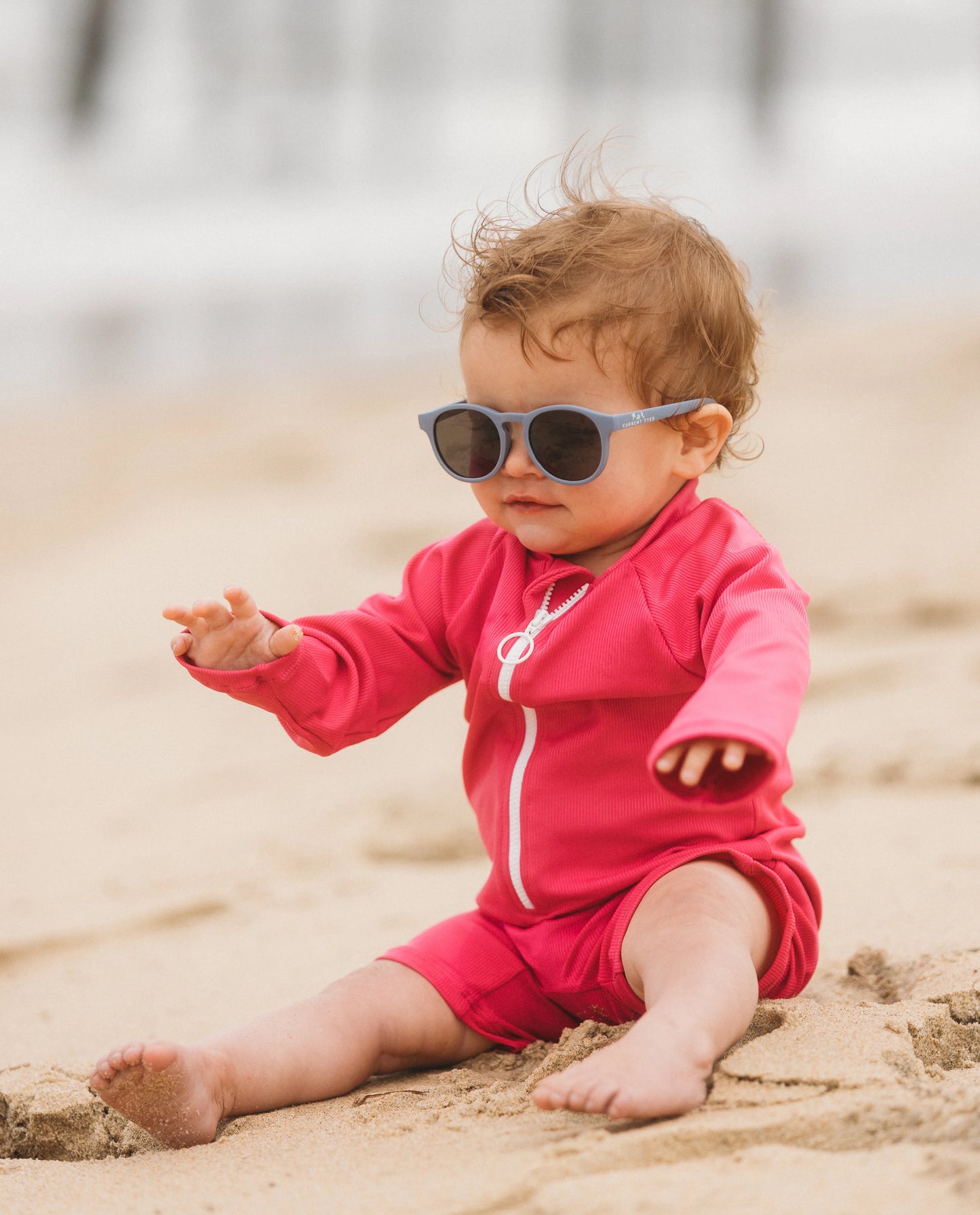 Current Tyed Keyhole Sunnies || Matte Blue