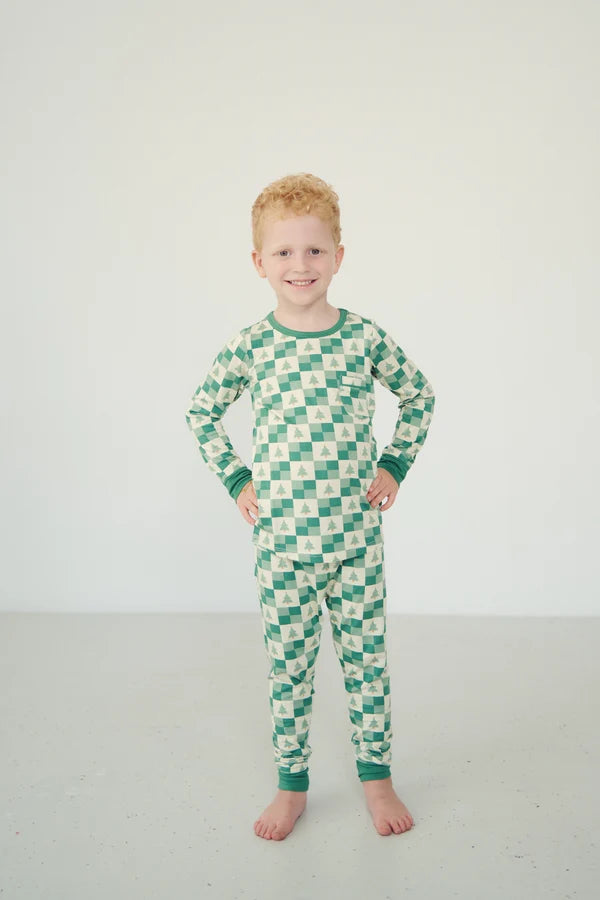 Bambi & Birdie Kids Classic Set || Evergreen Check