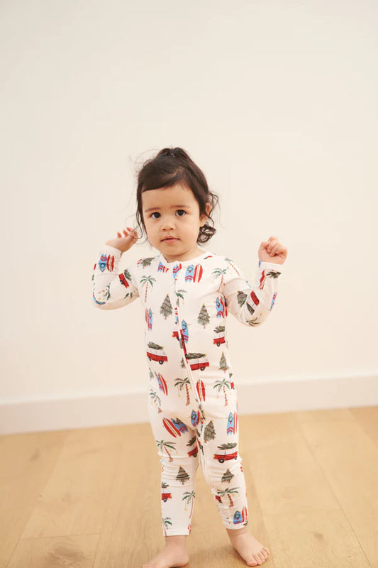 Bambi & Birdie Zipper Sleeper || Cali Christmas