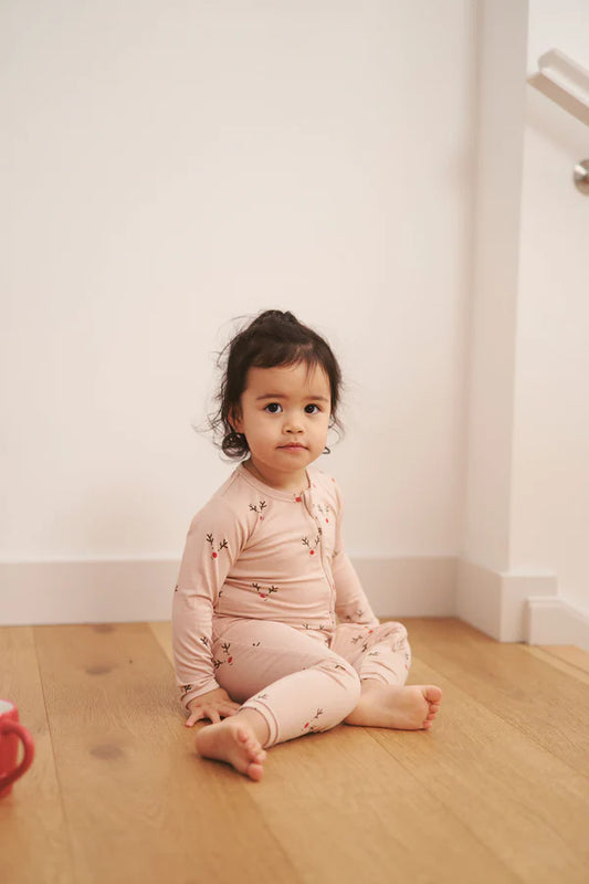 Bambi & Birdie Zipper Sleeper || Reindeer