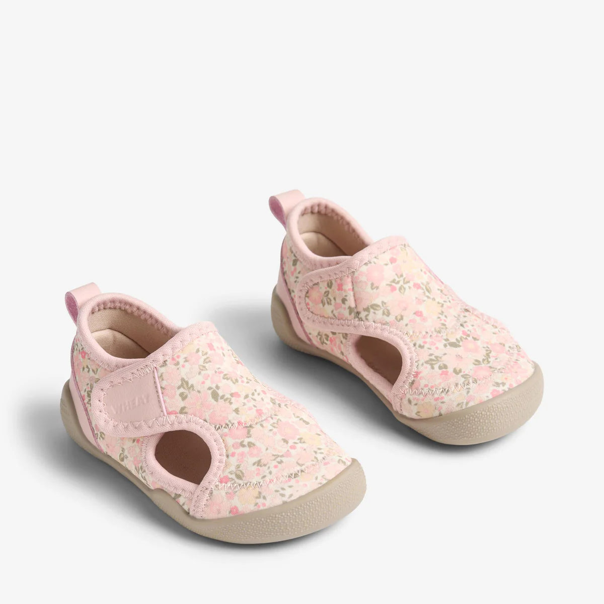Wheat Kids Beach Shoe || Ivory Meadow Flowers