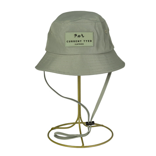 Current Tyed Waterproof Bucket Hat || Sage Green