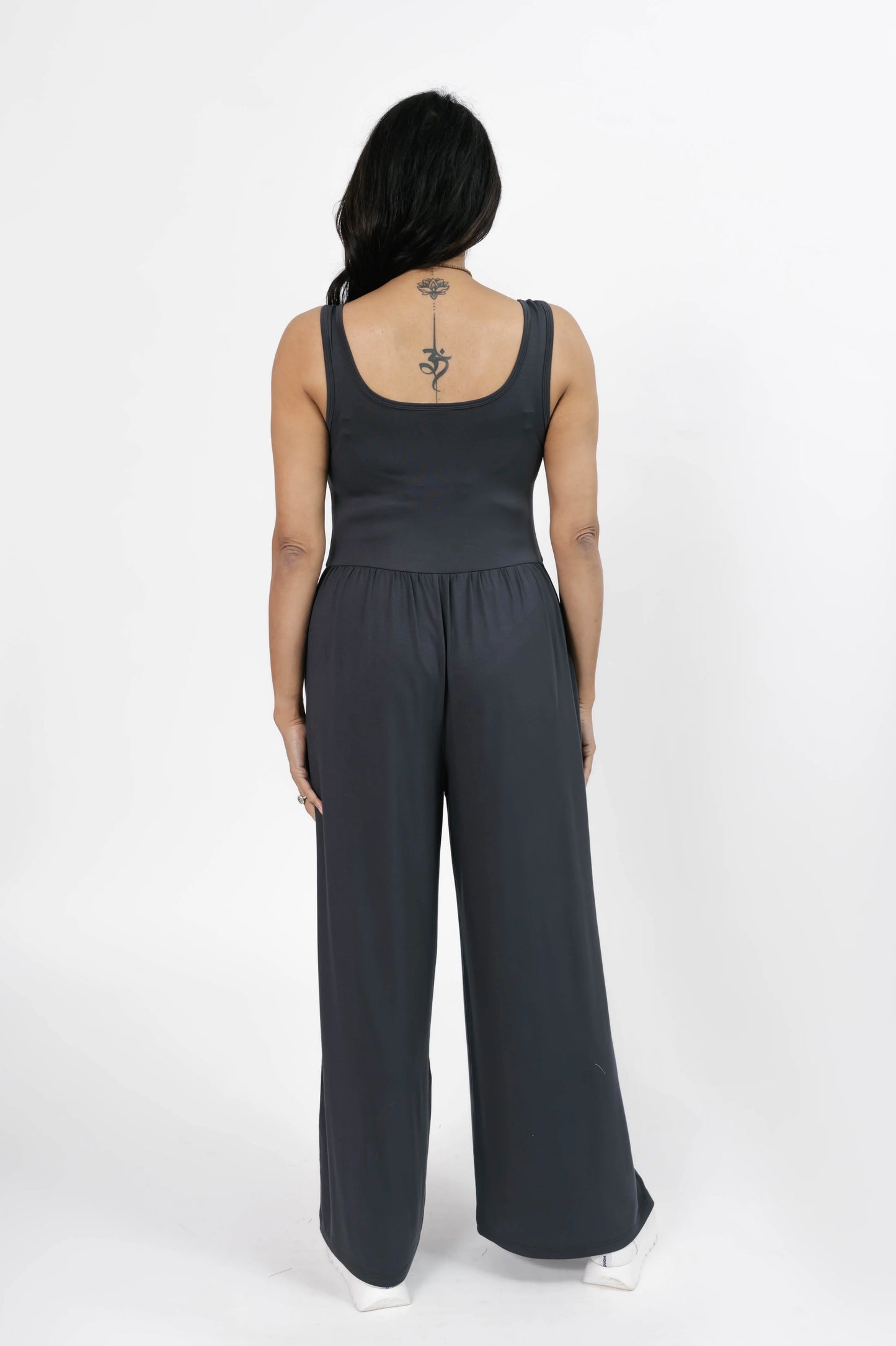 Smash + Tess Camille Romper || Charcoal