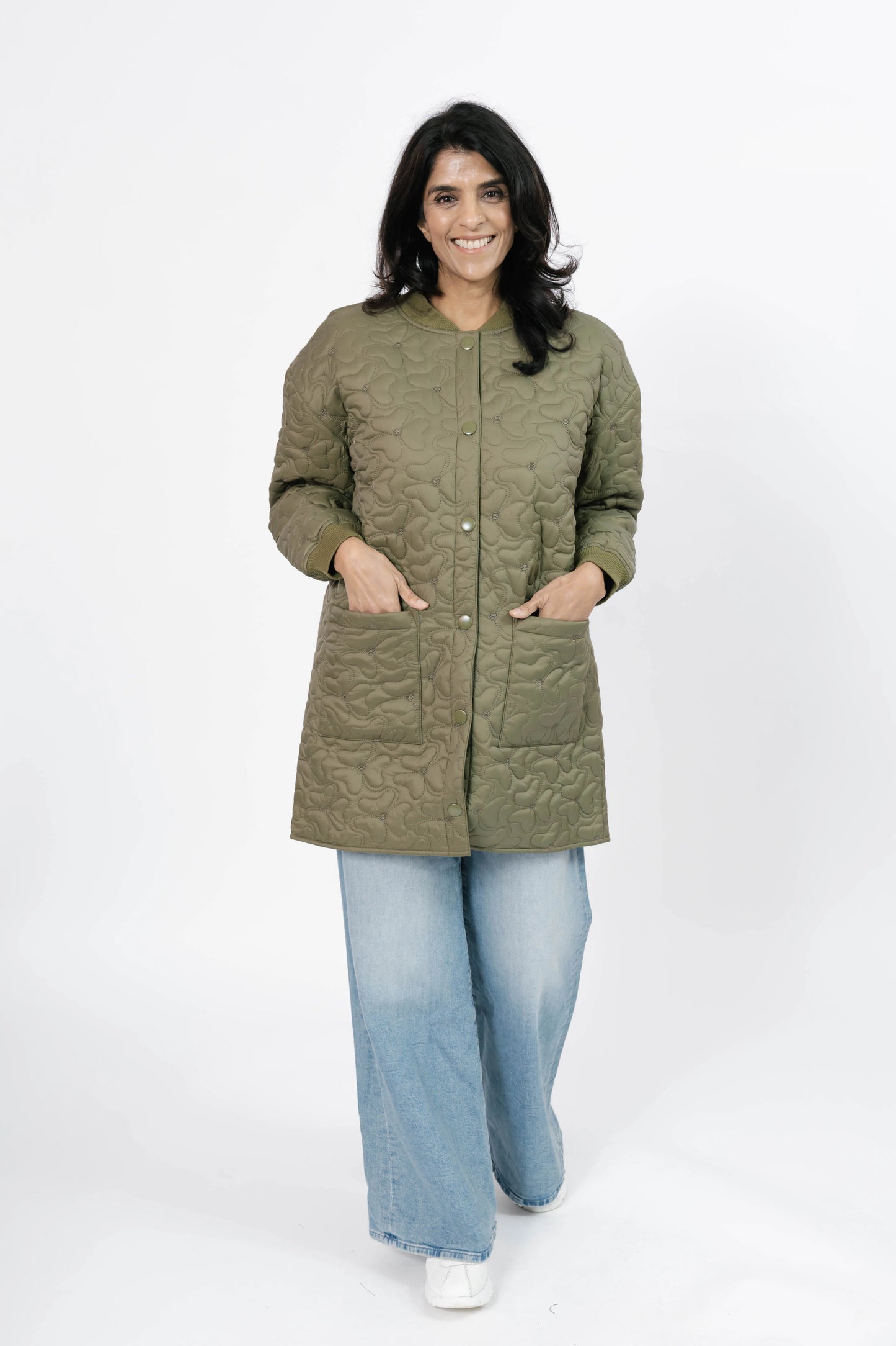 Smash + Tess Carson Quilted Jacket || Olive