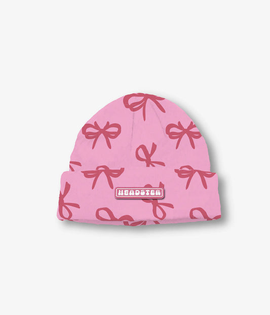 Headster Charm Beanie || Smart Pink