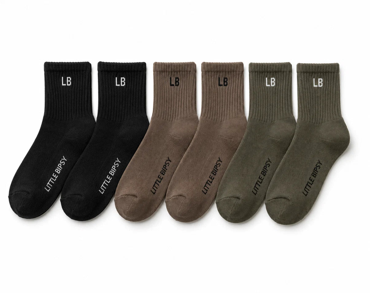PRE-ORDER Little Bipsy Socks || Waffle Collection