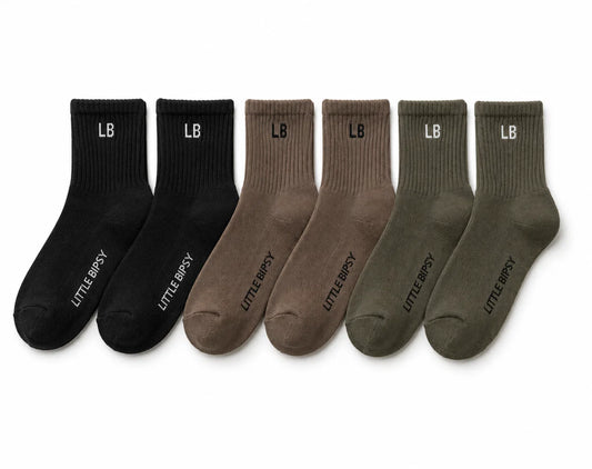 PRE-ORDER Little Bipsy Socks || Waffle Collection