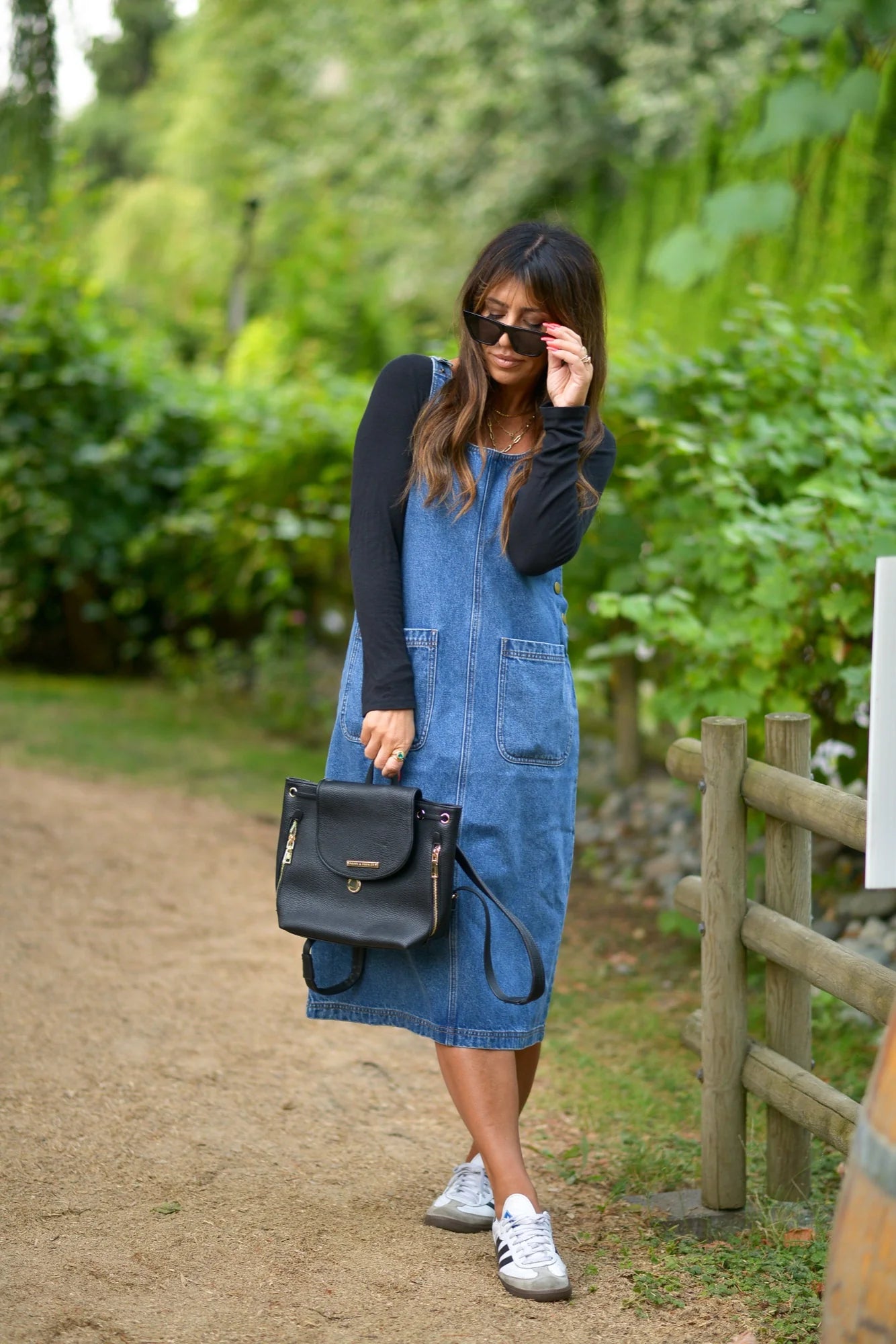 Smash + Tess Leah Denim Overall Dress