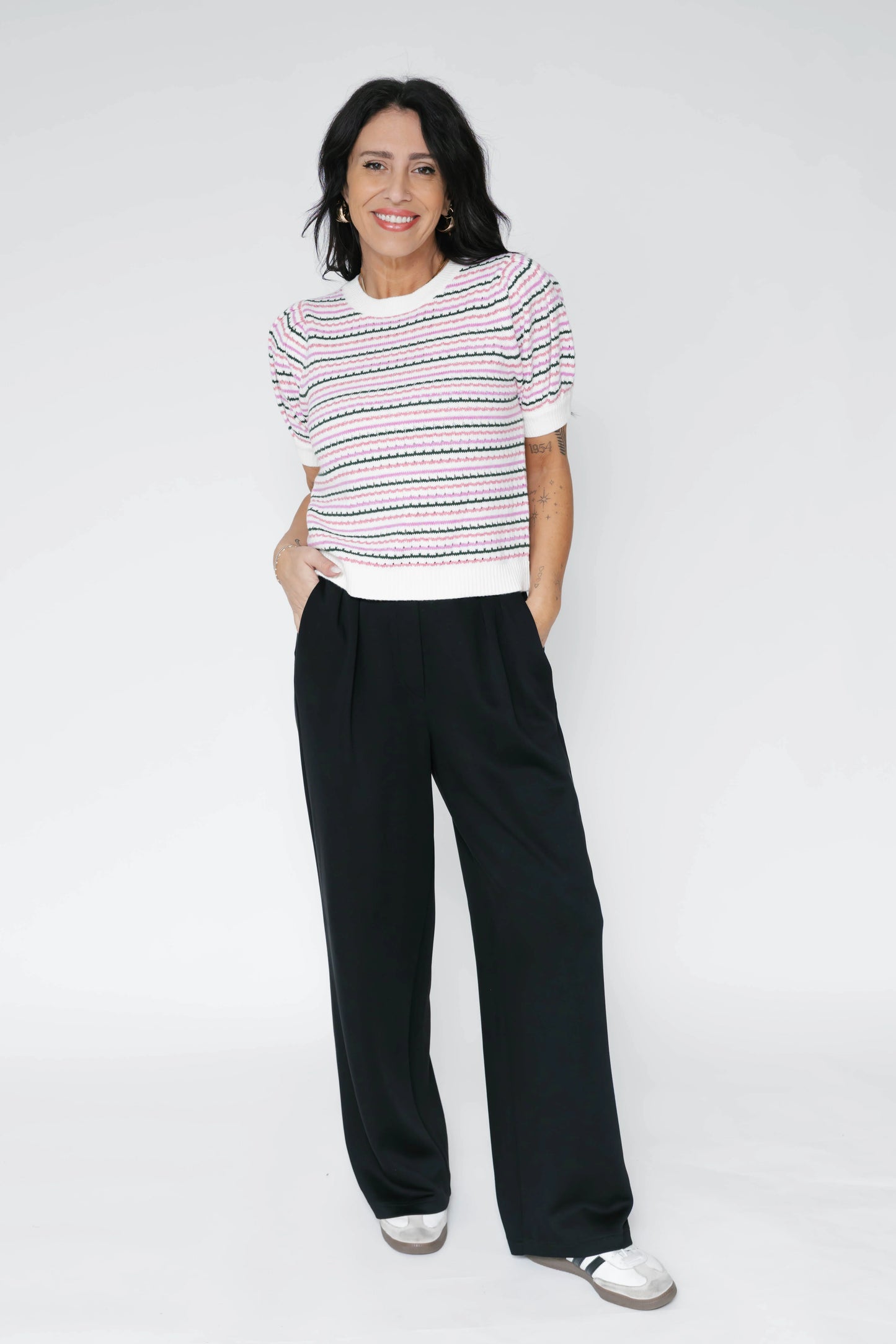 Smash + Tess Donna Sweater || Watermelon Stripe