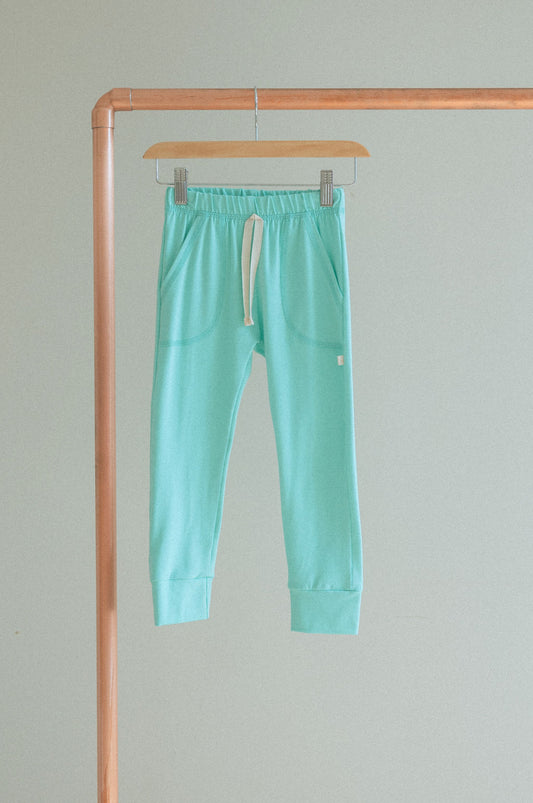 Jax and Lennon Lounge Pants || Lime Sherbert