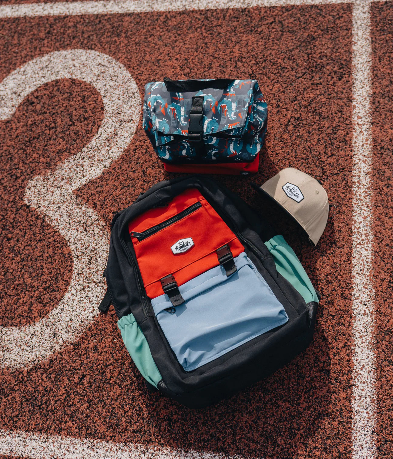 Headster Colorblock 26L Backpack || Tokyo Red