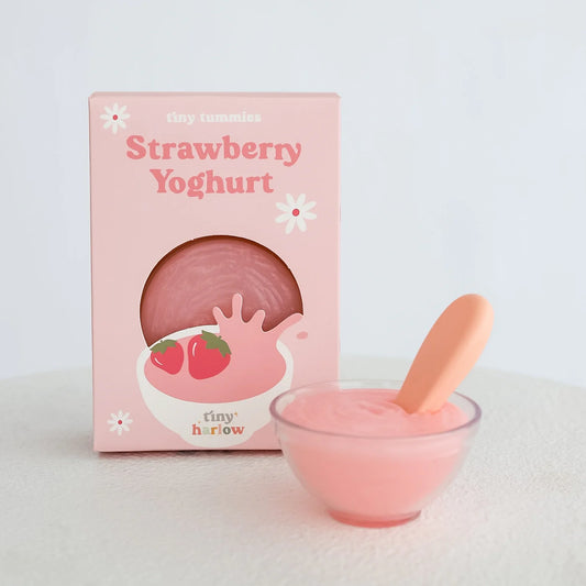 Tiny Harlow Tiny Tummies Set || Strawberry Yogurt