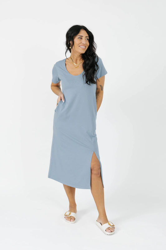 Smash + Tess Emma Maxi Dress || Dusty Blue