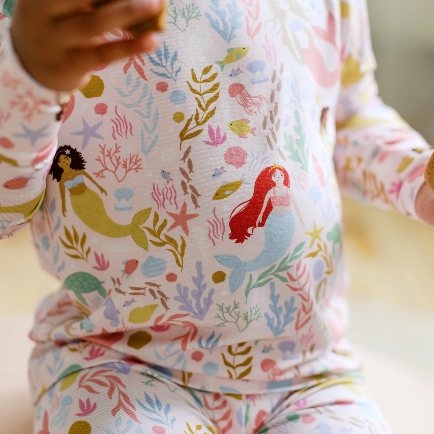 Roobear Bamboo Two-Piece PJs || Mermaids